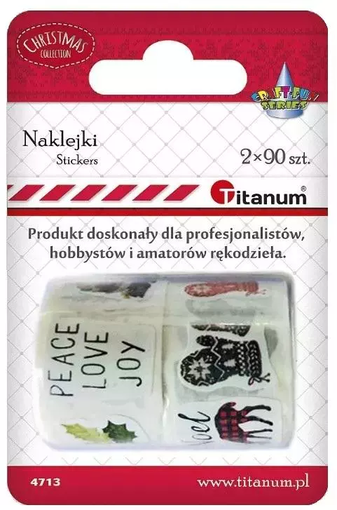 Naklejki na taśmie Boże Narodzenie 2szt. - Zabawki