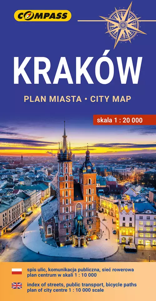 Kraków - plan miasta - Książki