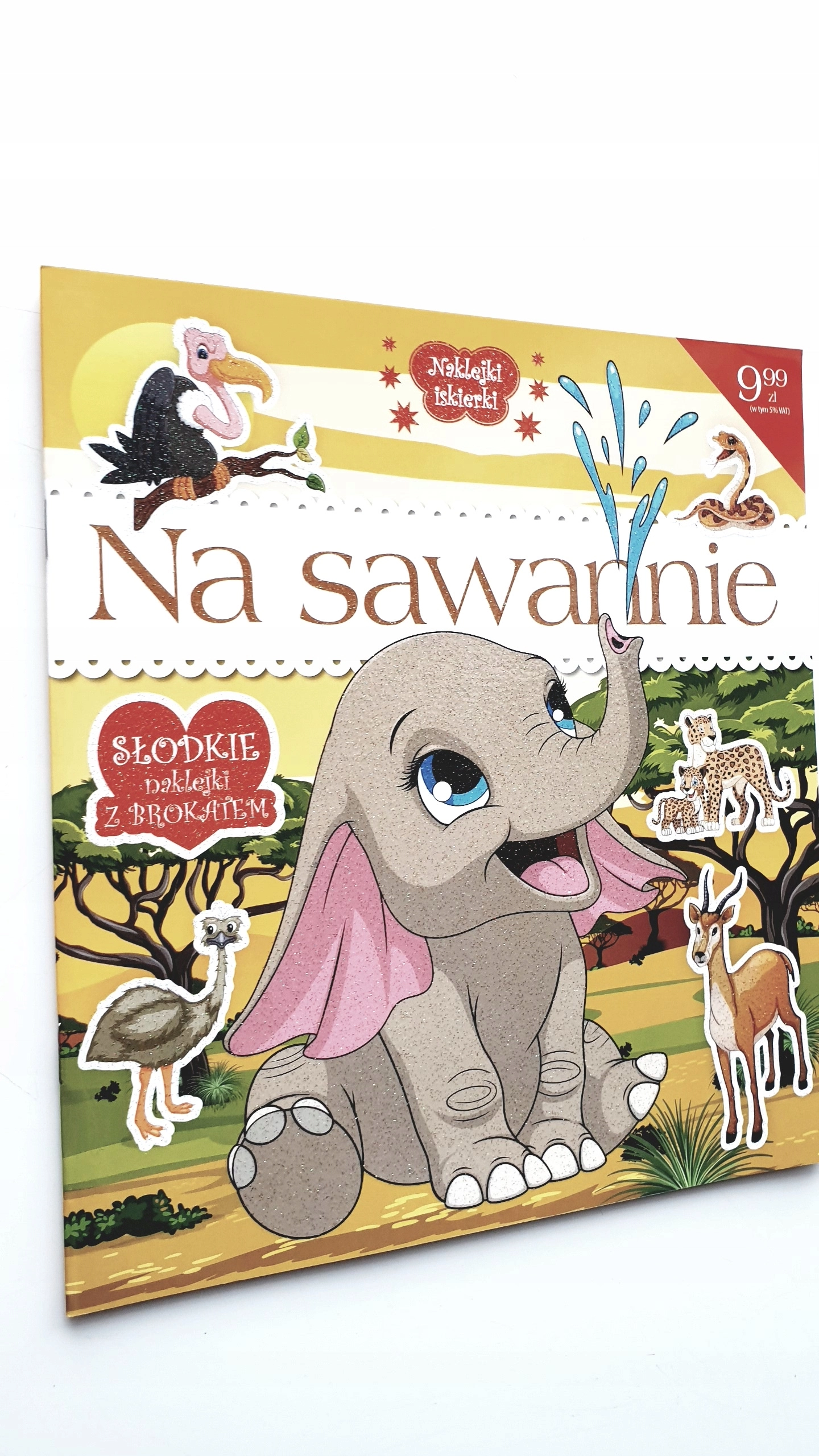 Naklejki iskierki Na sawannie - Książki