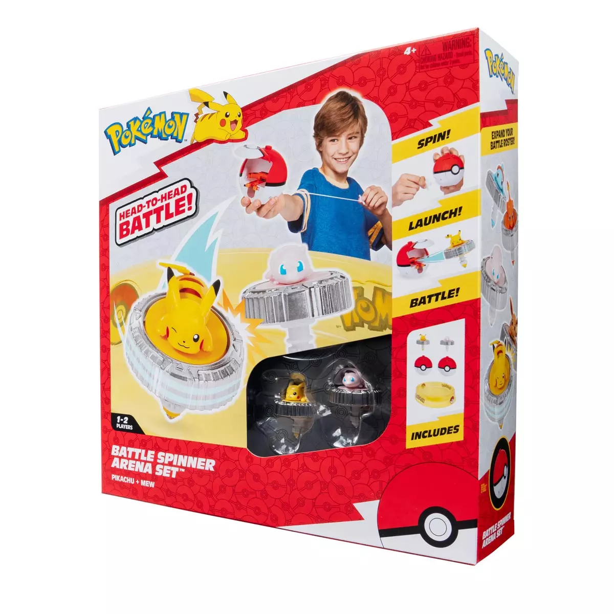POKEMON Battle Spinner 2-Pak, figurki - Zabawki