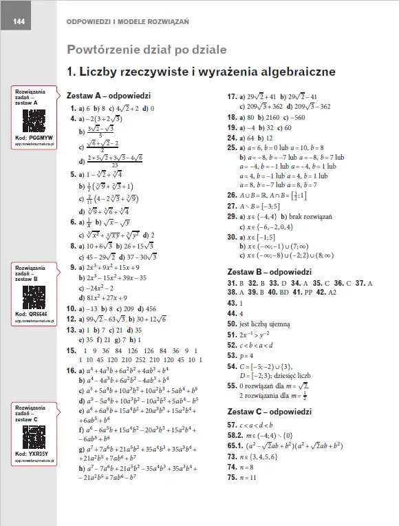 Nowa Teraz matura 2026. Matematyka. Zbiór zadań. Zakres rozszerzony. 2025/2026 - Książki