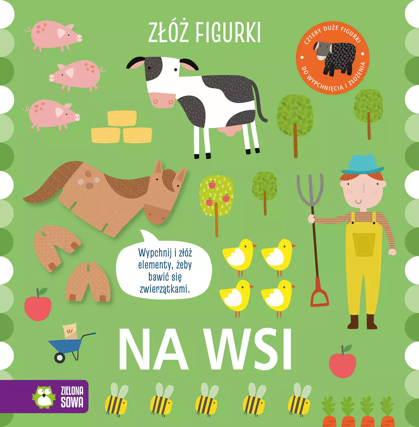 Złóż figurki. Na wsi - Książki