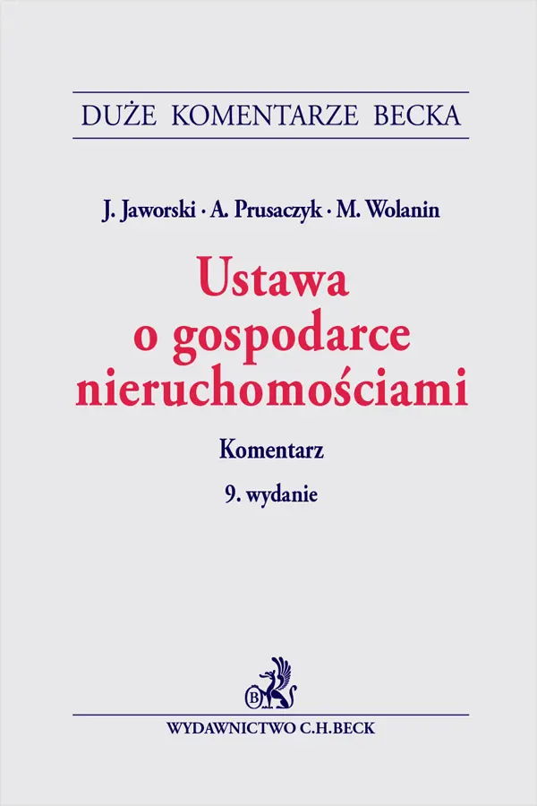 Ustawa o gospodarce nieruchomościami. Komentarz - Książki