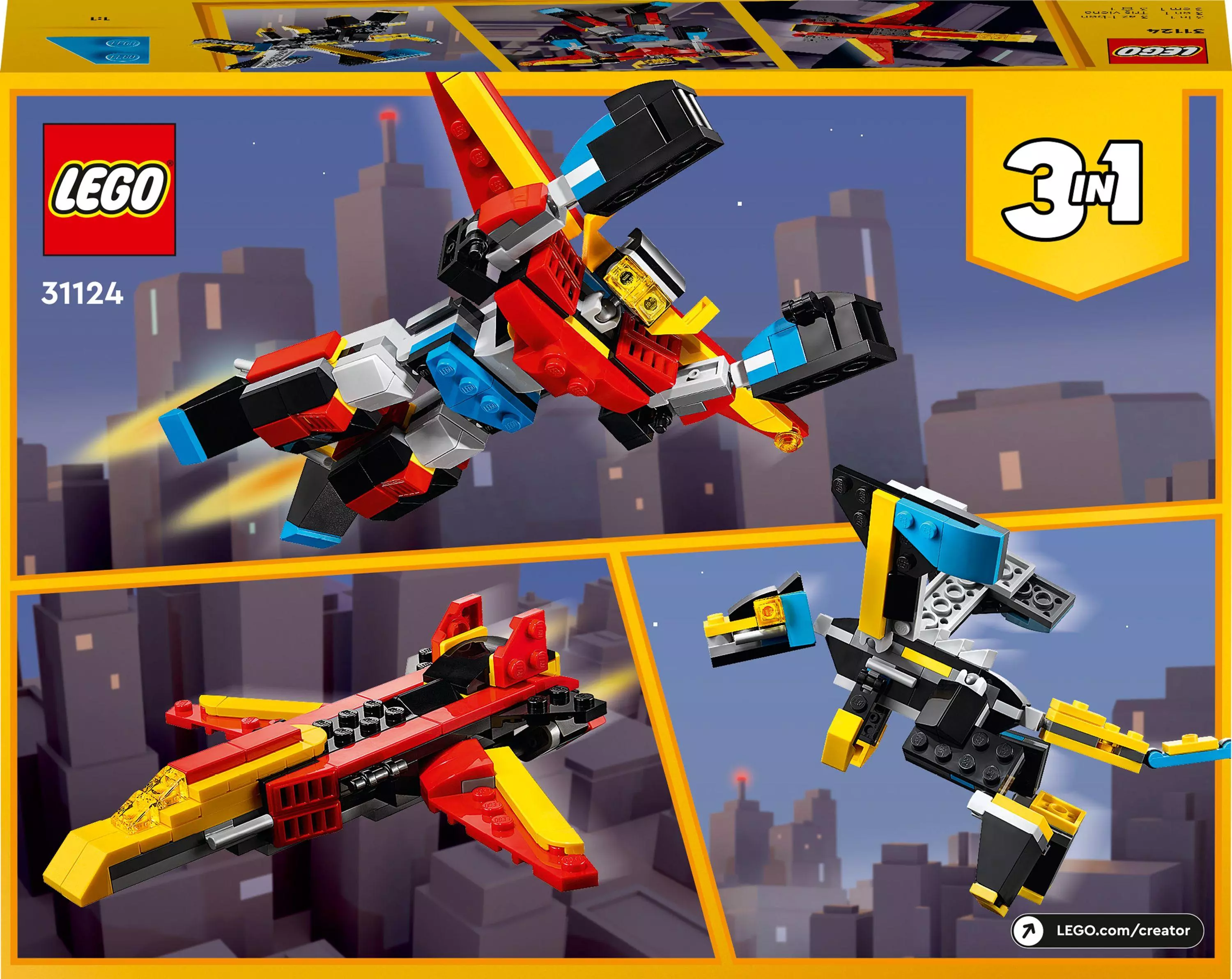 LEGO Creator 3 w 1 Super Robot 31124 - Zabawki