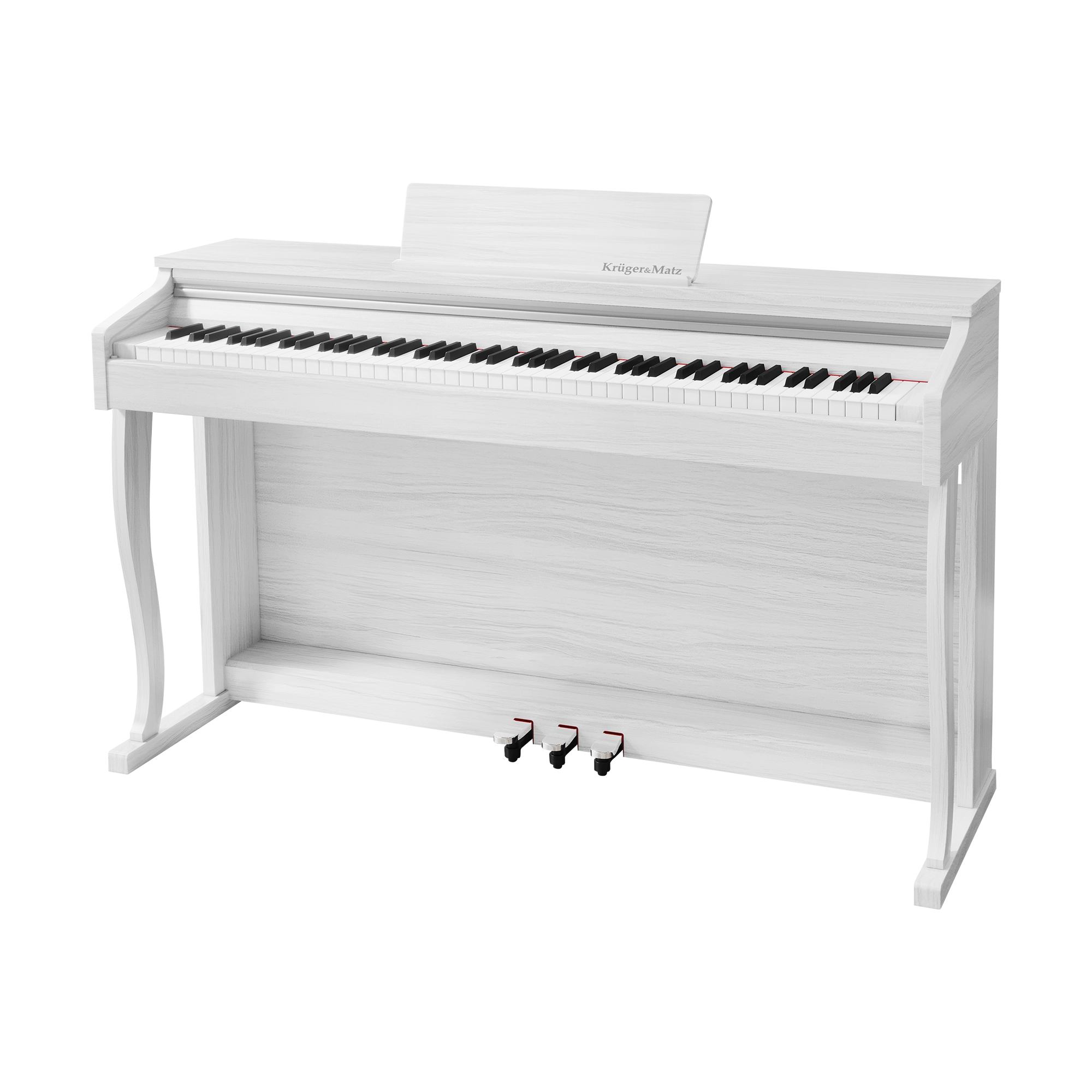 Pianino cyfrowe Kruger&Matz KMDP-155 , kolor biały - Elektronika i akcesoria