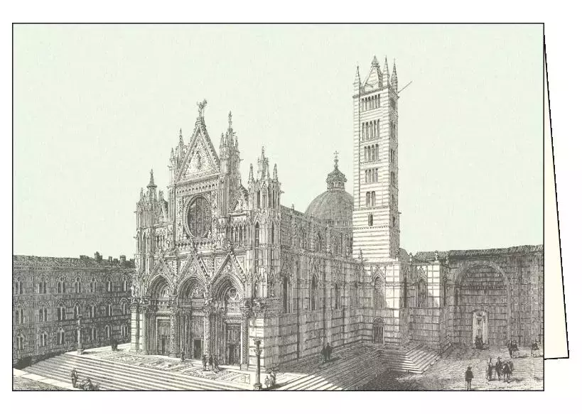 Karnet z kopertą ITW 011 Siena Cattedrale S. Maria - Papiernicze i szkolne