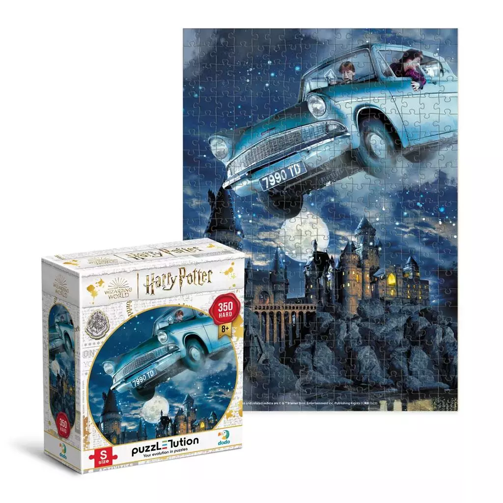 Puzzle 350 elementów. Harry Potter. Ford Anglia - Puzzle