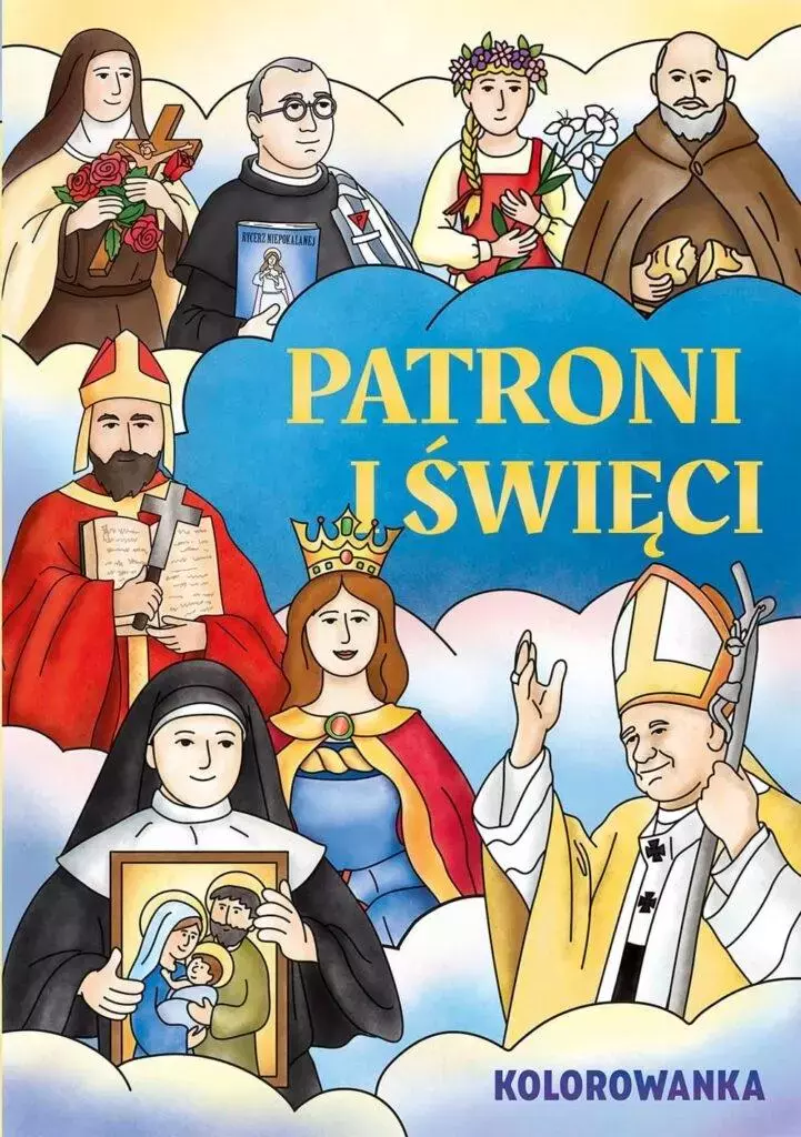 Kolorowanka Patroni i Święci - Książki
