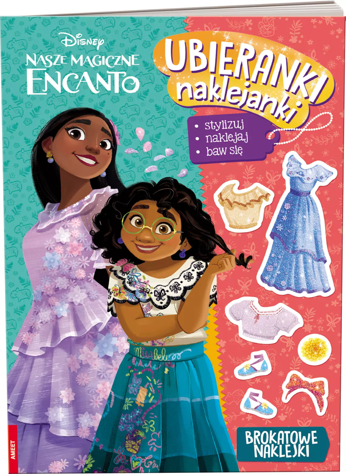 Disney Encanto. Ubieranki, naklejanki - Książki