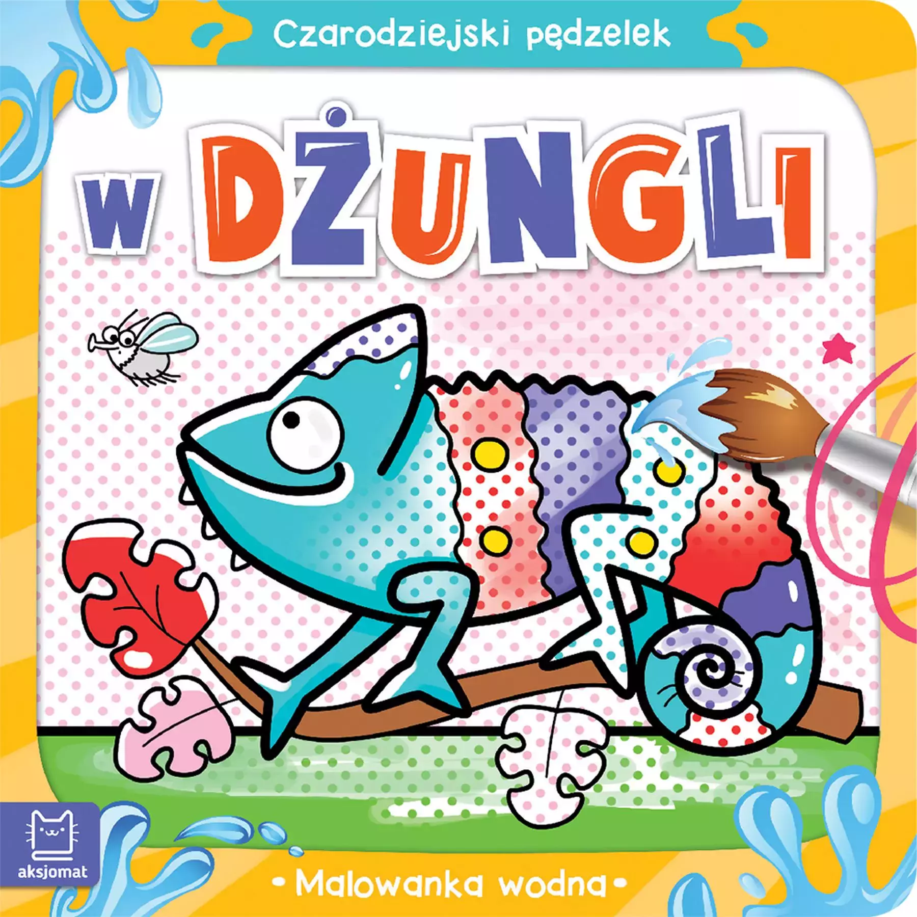 Czarodziejski pędzelek. W dżungli. Malowanka wodna - Książki