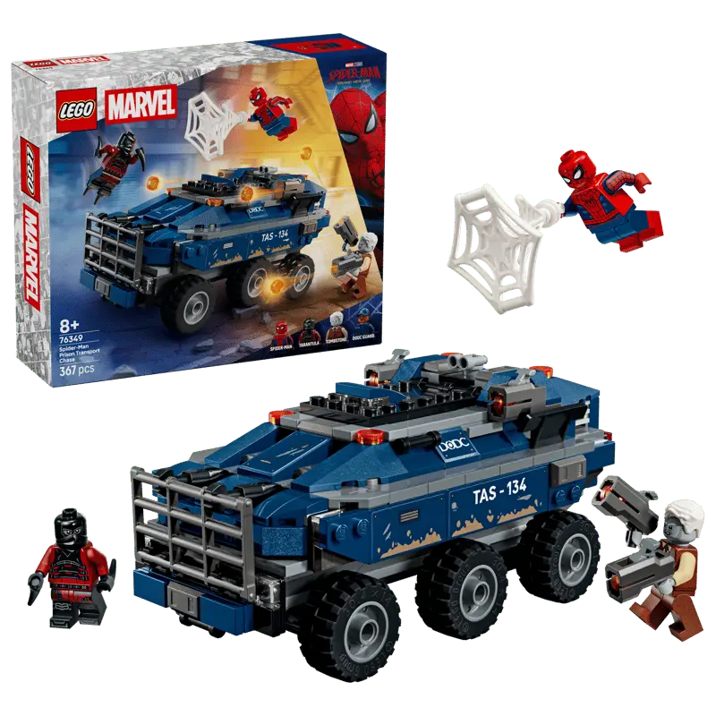 LEGO Marvel Pościg Spider-Mana za więźniarką 76349 - Zabawki