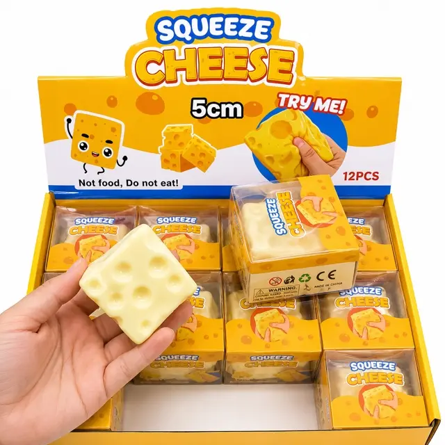Gniotek ser z wazeliną 5cm - Zabawki