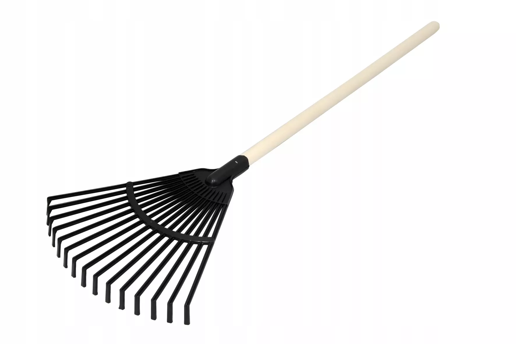 Grabie do liści, dla dzieci z drewnianą rączką 80cm. - Gry