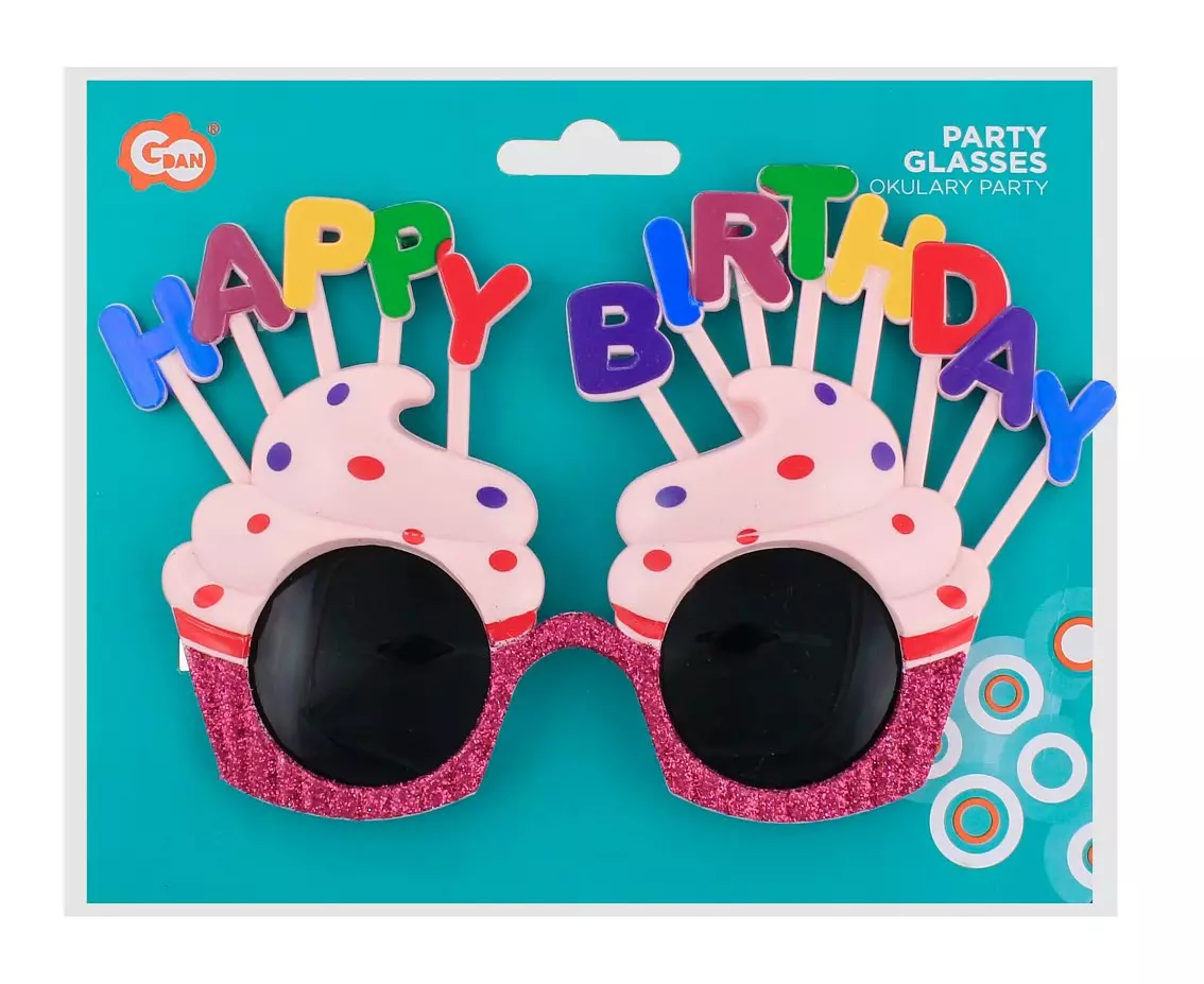 Okulary muffinki Happy Birthday - Książki