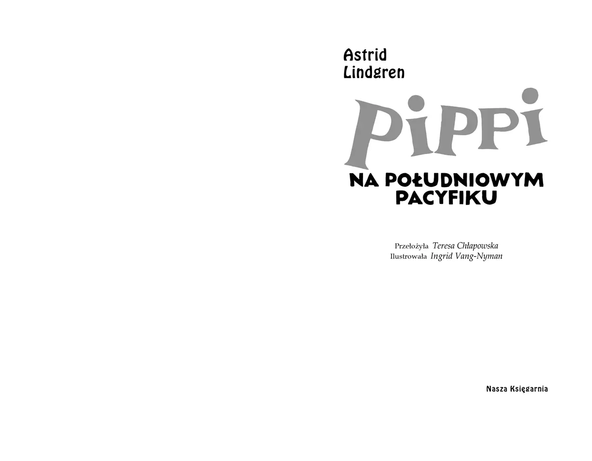 Pippi na Południowym Pacyfiku - Książki