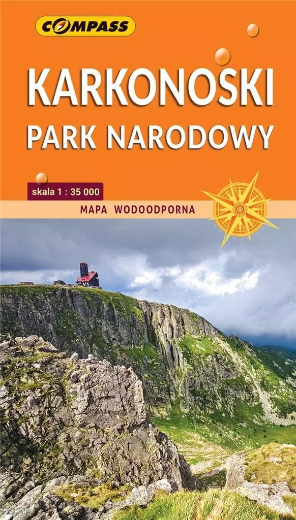Mapa "Karkonoski Park Narodowy" A3 wersja laminowana - Książki