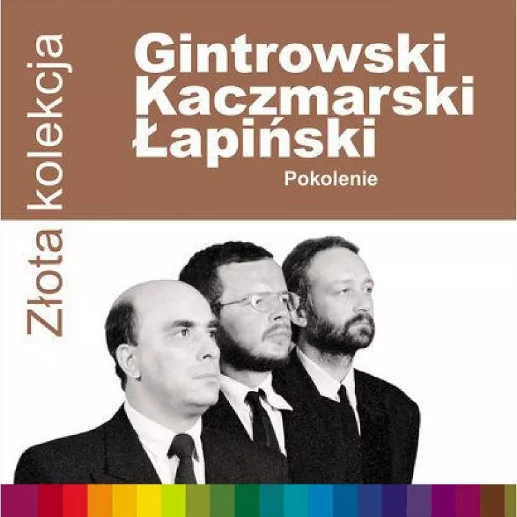 Złota Kolekcja. Jacek Kaczmarski, Zbigniew Łapiński, Przemyslaw Gintrowski. Pokolenie, CD - Muzyka