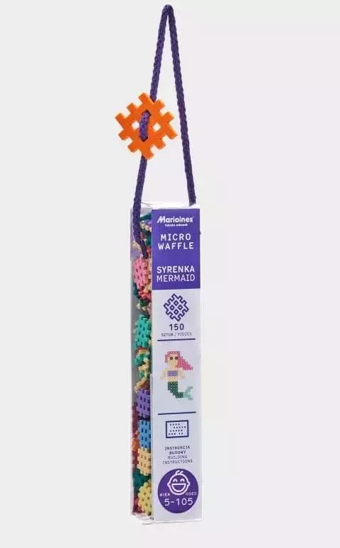 Micro Waffle 150 elementów Syrenka - Zabawki