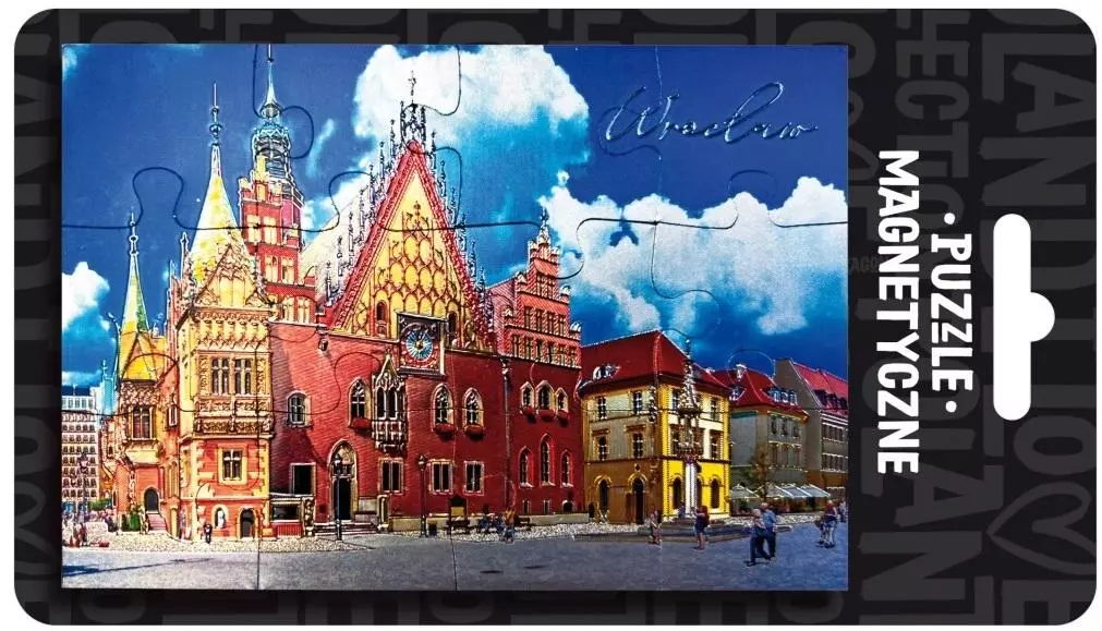 Magnes puzzle Wrocław ILP-MAG-PUZZ-WR-02 - Papiernicze i szkolne