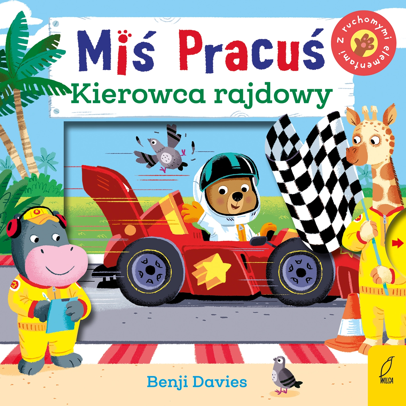 Miś pracuś. Kierowca rajdowy - Książki