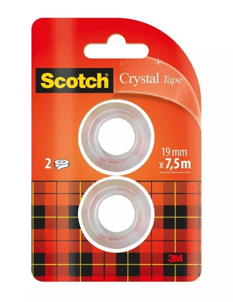 Taśma biurowa Scotch Crystal 19mm - Papiernicze i szkolne