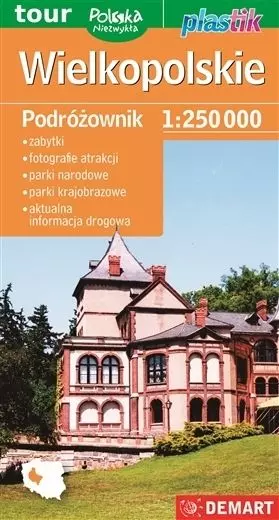 Wielkopolskie (podróżownik) mapa turystyczna 1:250 000 - Książki