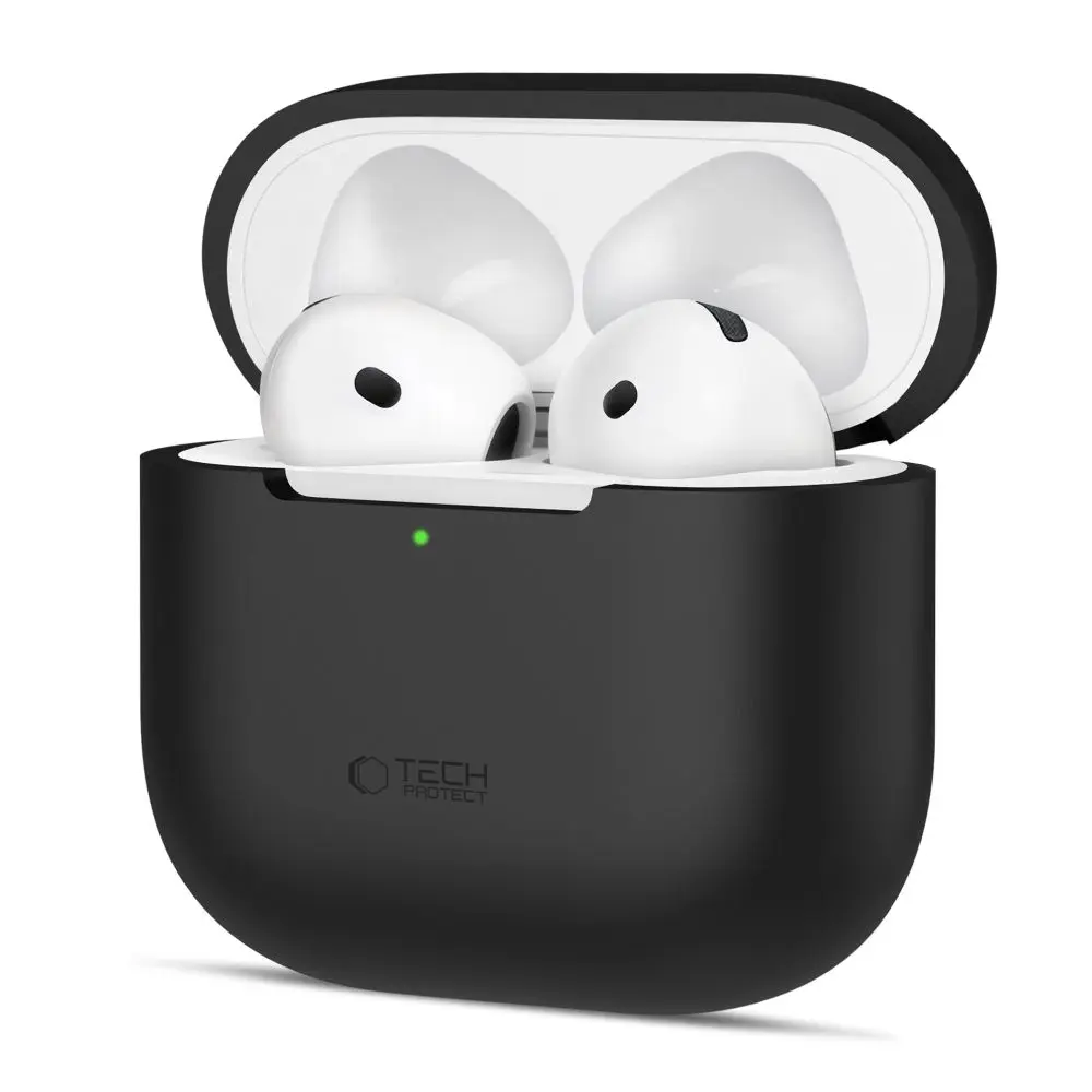 Tech-Protect Silicone Apple AirPods 4 Black - Elektronika i akcesoria