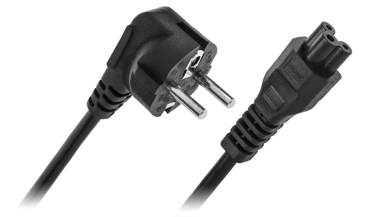 Kabel zasilający do laptopa (koniczynka) (3x0,75) 1,8m - Elektronika i akcesoria