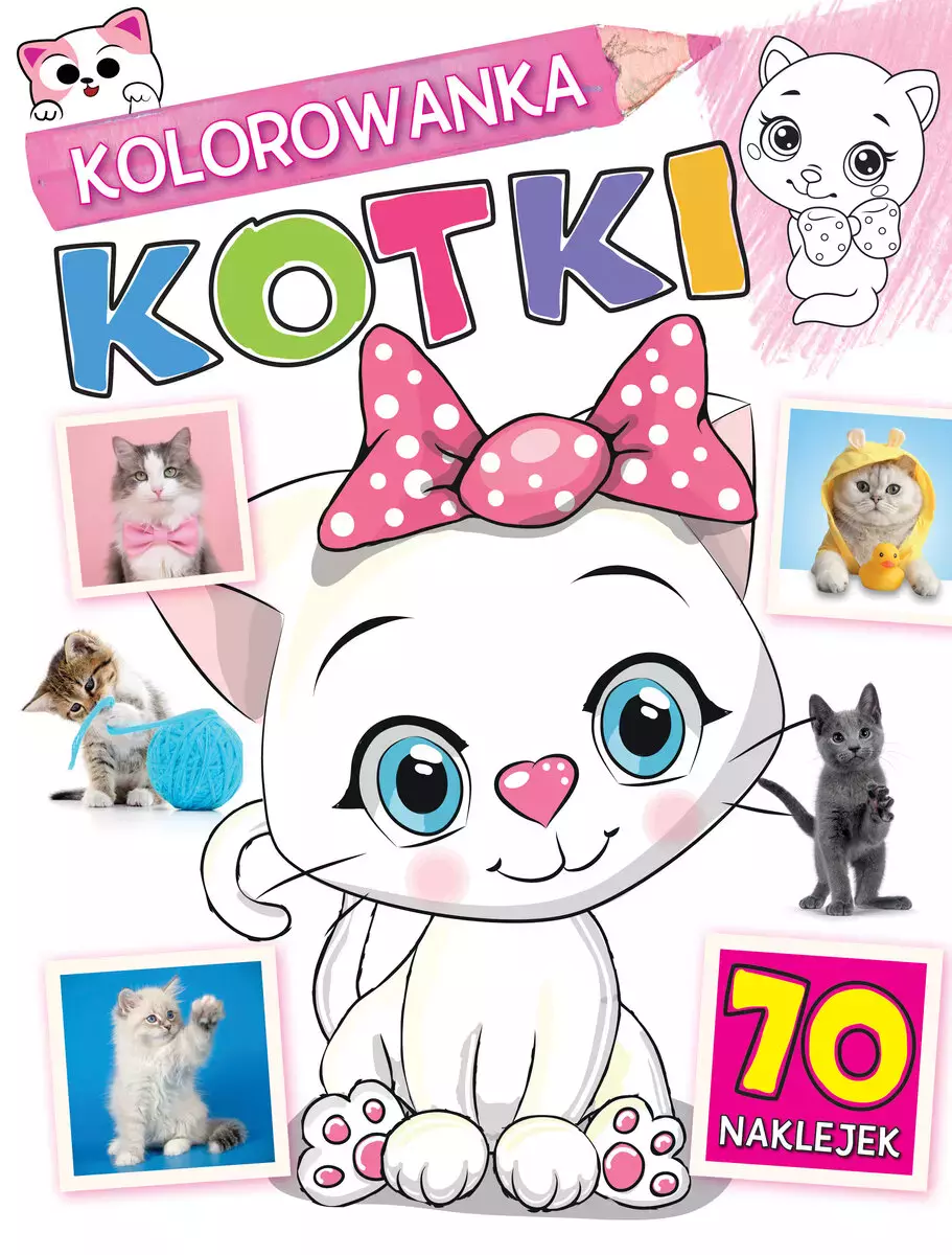 Kolorowanka Kotki - Książki