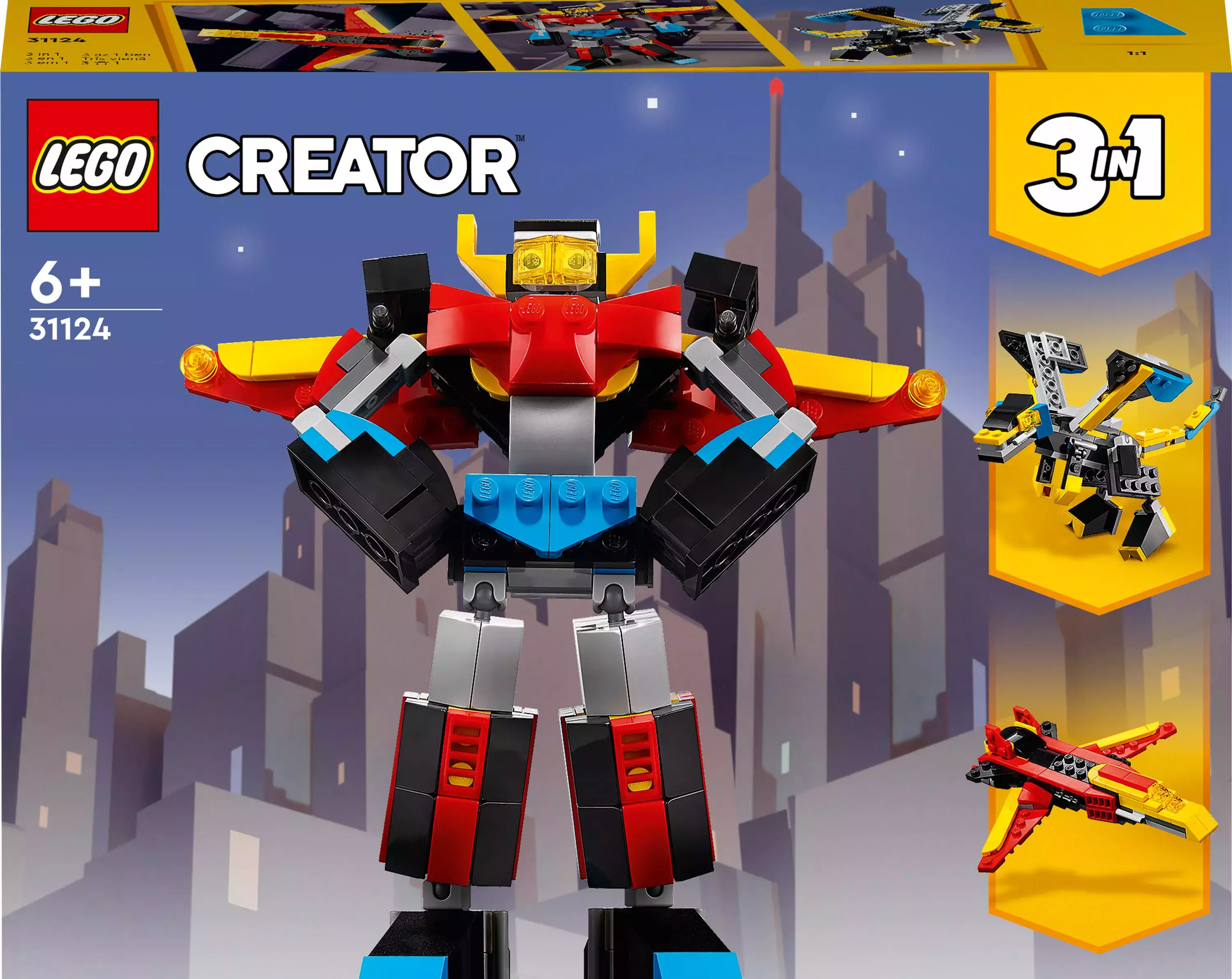 LEGO Creator 3 w 1 Super Robot 31124 - Zabawki