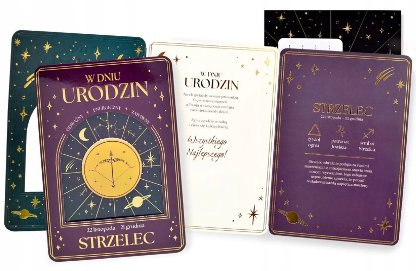 Karnet DK-1449 Urodziny (znaki zodiaku, Strzelec), Passion - Papiernicze i szkolne