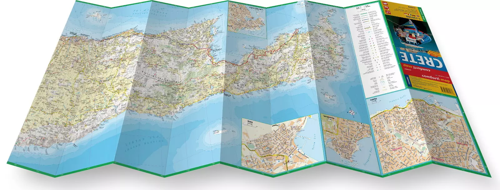 comfort! map. Mapa turystyczna Crete,1:150 000 - Książki