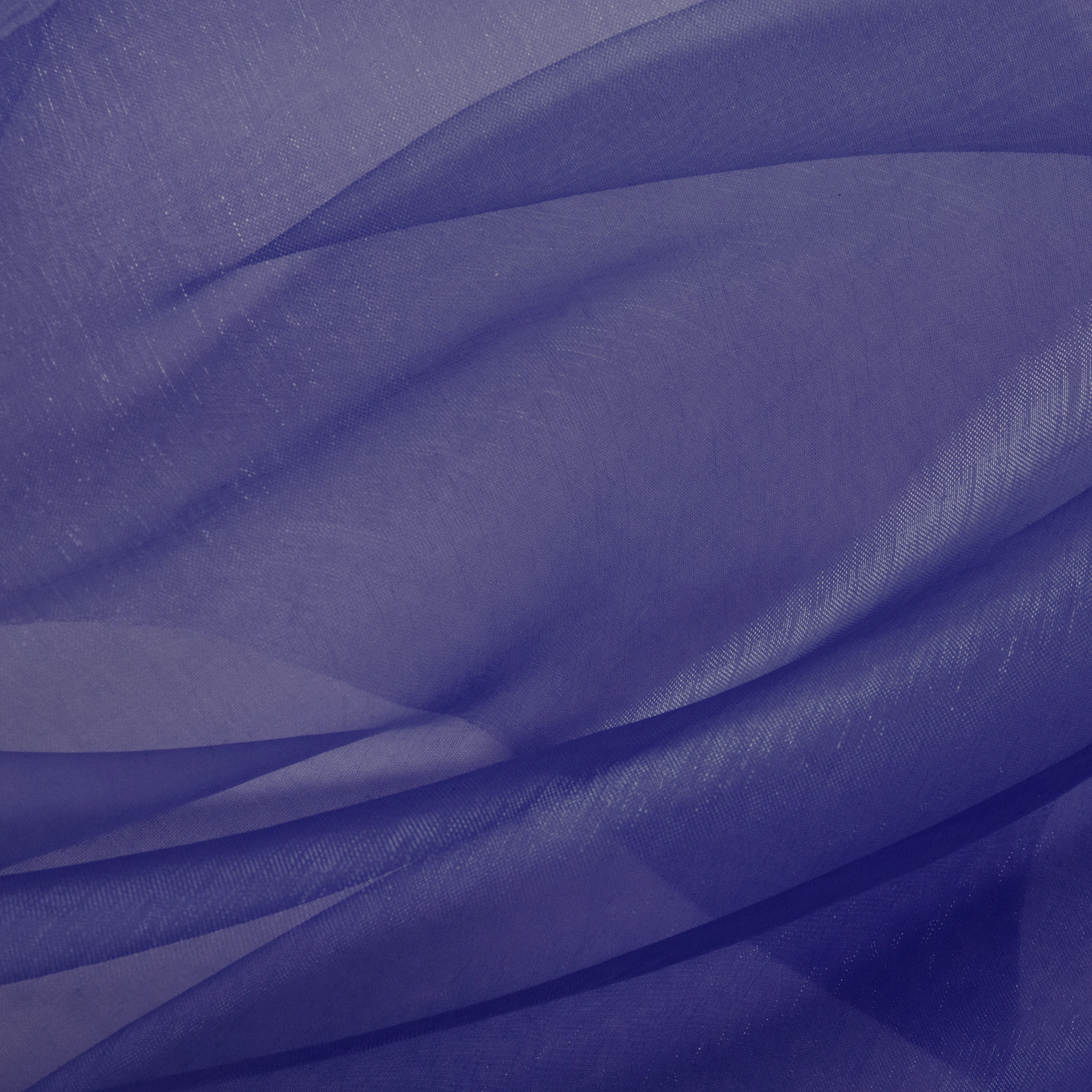 Organza gładka granatowa 0,36x9m - Impreza
