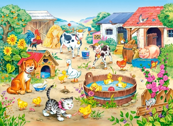 Puzzle 60 elementów. Farma - Puzzle