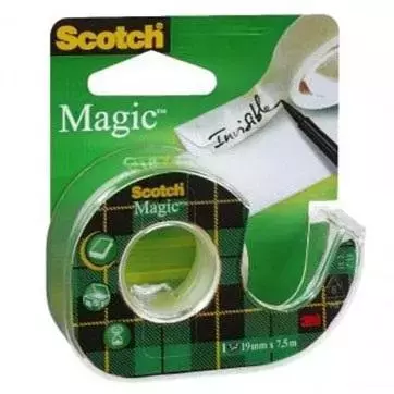 Taśma klejąca matowa Scotch Magic dyspenser 19mm - Papiernicze i szkolne