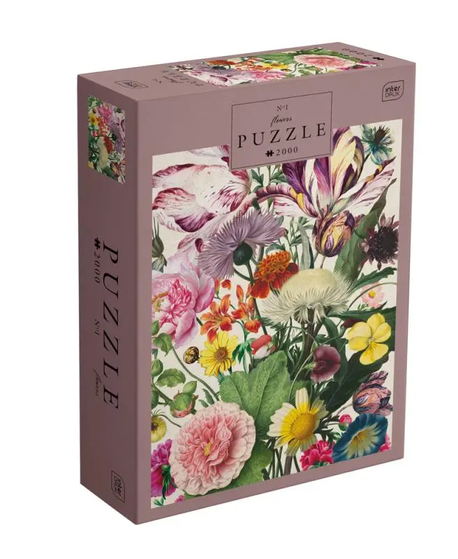 Puzzle 2000 elementów. Kwiaty 1 - Puzzle