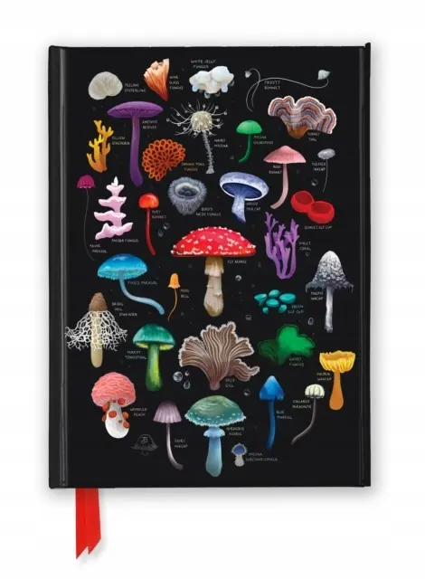 Anna Stead: Mushrooms & Fungi (Foiled Journal) - Książki