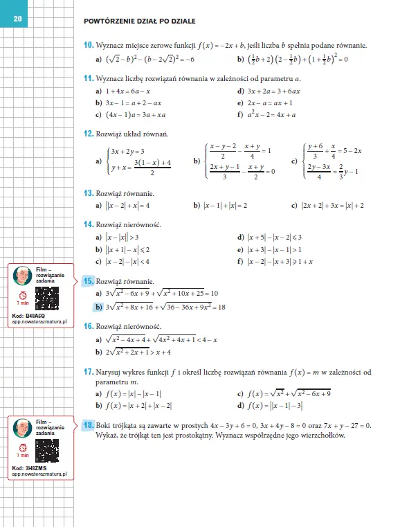 Nowa Teraz matura 2026. Matematyka. Zbiór zadań. Zakres rozszerzony. 2025/2026 - Książki