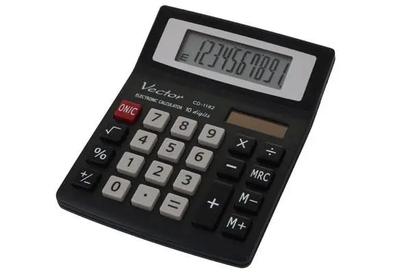Kalkulator Vector KAV CD-1182 BLK - Papiernicze i szkolne