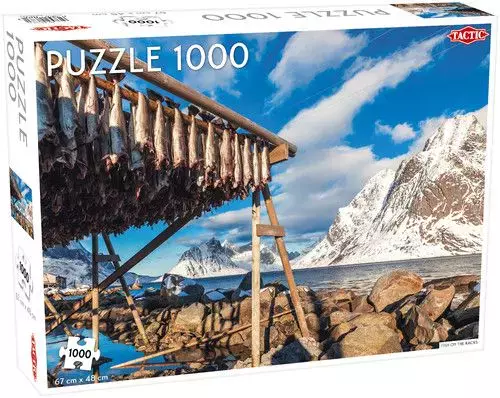 Puzzle 1000 elementów. Ryby na drążku - Puzzle