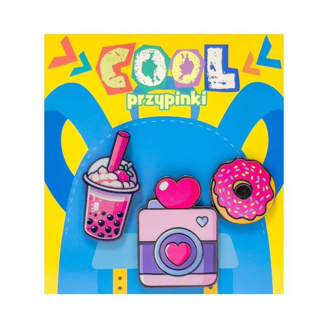 Przypinka cool. Donut - Papiernicze i szkolne