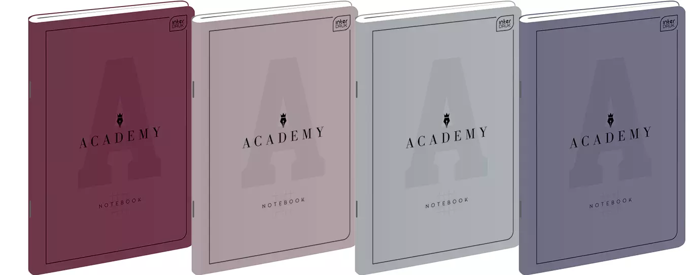 Zeszyt A5/32k kratka Academy Int Fol A 10 - Papiernicze i szkolne