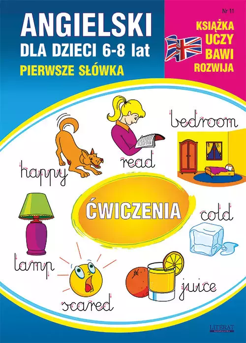 Angielski dla dzieci 11 Pierwsze słówka Ćwiczenia 6-8 lat - Książki