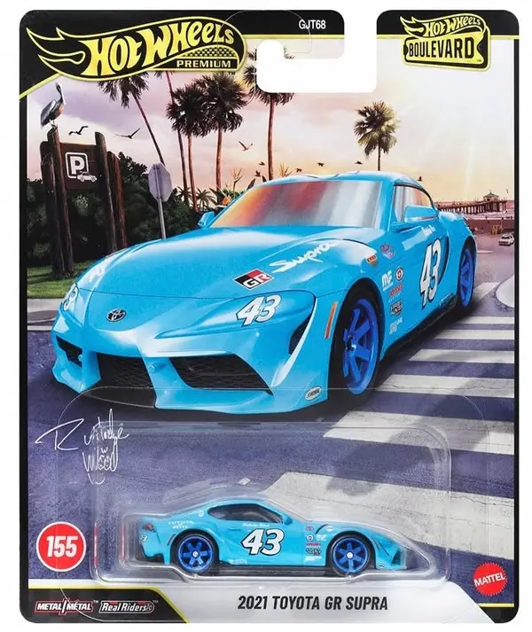 Hot Wheels Premium. JHW34 Boulevard 2021 Toyota GR Supra - Zabawki