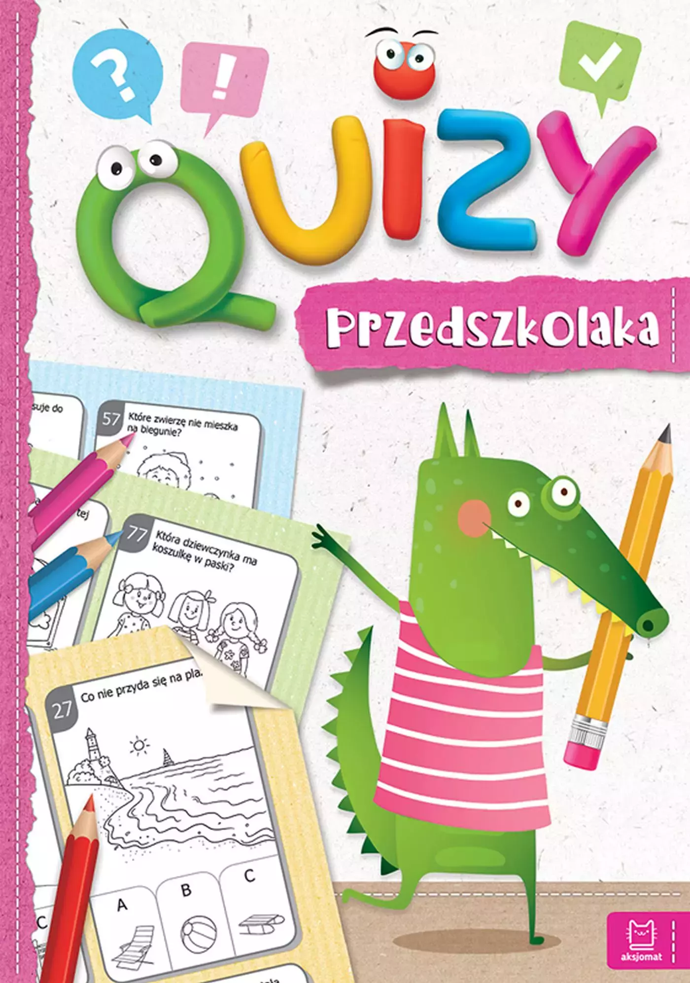 Quizy przedszkolaka cz.4 różowe - Książki