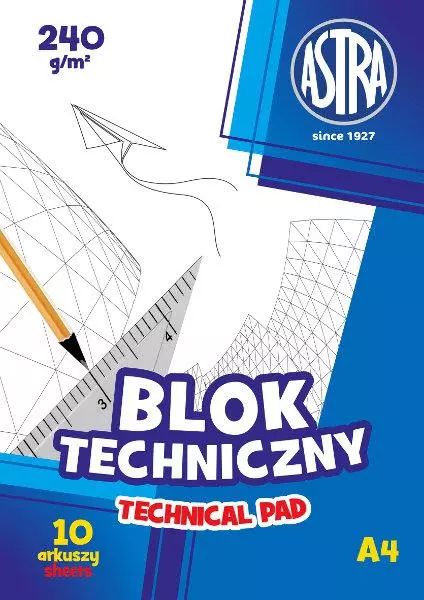 Blok techniczny A4 - Papiernicze i szkolne