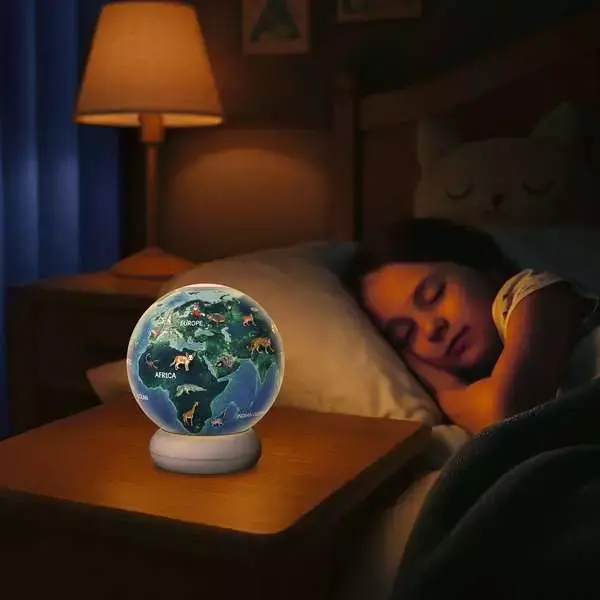 Puzzle 3D 72 elementy. NightLight. Ziemia nocą - Puzzle