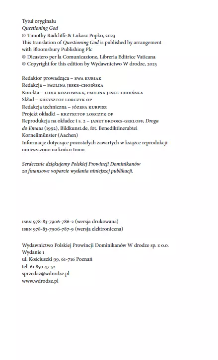 Pytanie Boga - Książki
