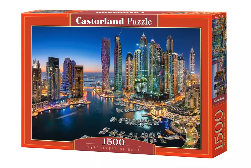 Puzzle 1500 elementów. Drapacze chmur z Dubaju - Puzzle