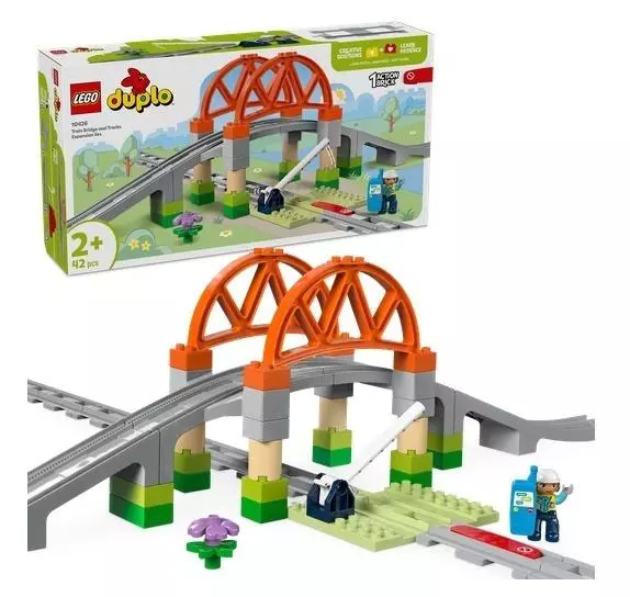 LEGO DUPLO® Most i tory kolejowe - zestaw rozszerzający 10426 - Zabawki